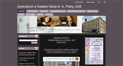 Desktop Screenshot of gmhs.cz